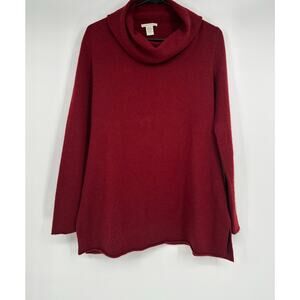 White + Warren Cashmere cowl neck sweater